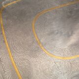 Top with stainless steel handles and gilded Regency style nets