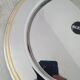 Alessi Ettore Sottsass / Serving plate stainless steel 18/10 and gold NG5100