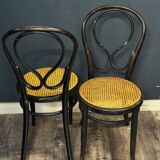Pair of Thonet chairs - new caning
