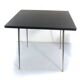 1960s Modernist Side Table in Charcoal Grey Formica