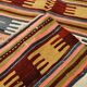Tapis kilim turc Orientel 4x9, style géométrique, 132x280 cm