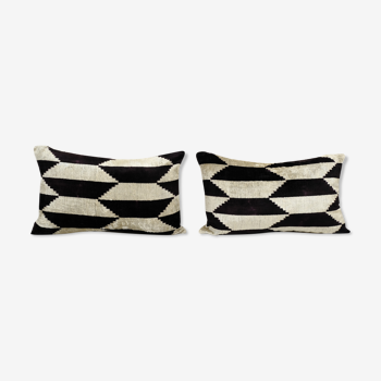 Paire de coussins Ikat