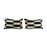 Paire de coussins Ikat