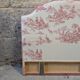 Headboard in toile de Jouy