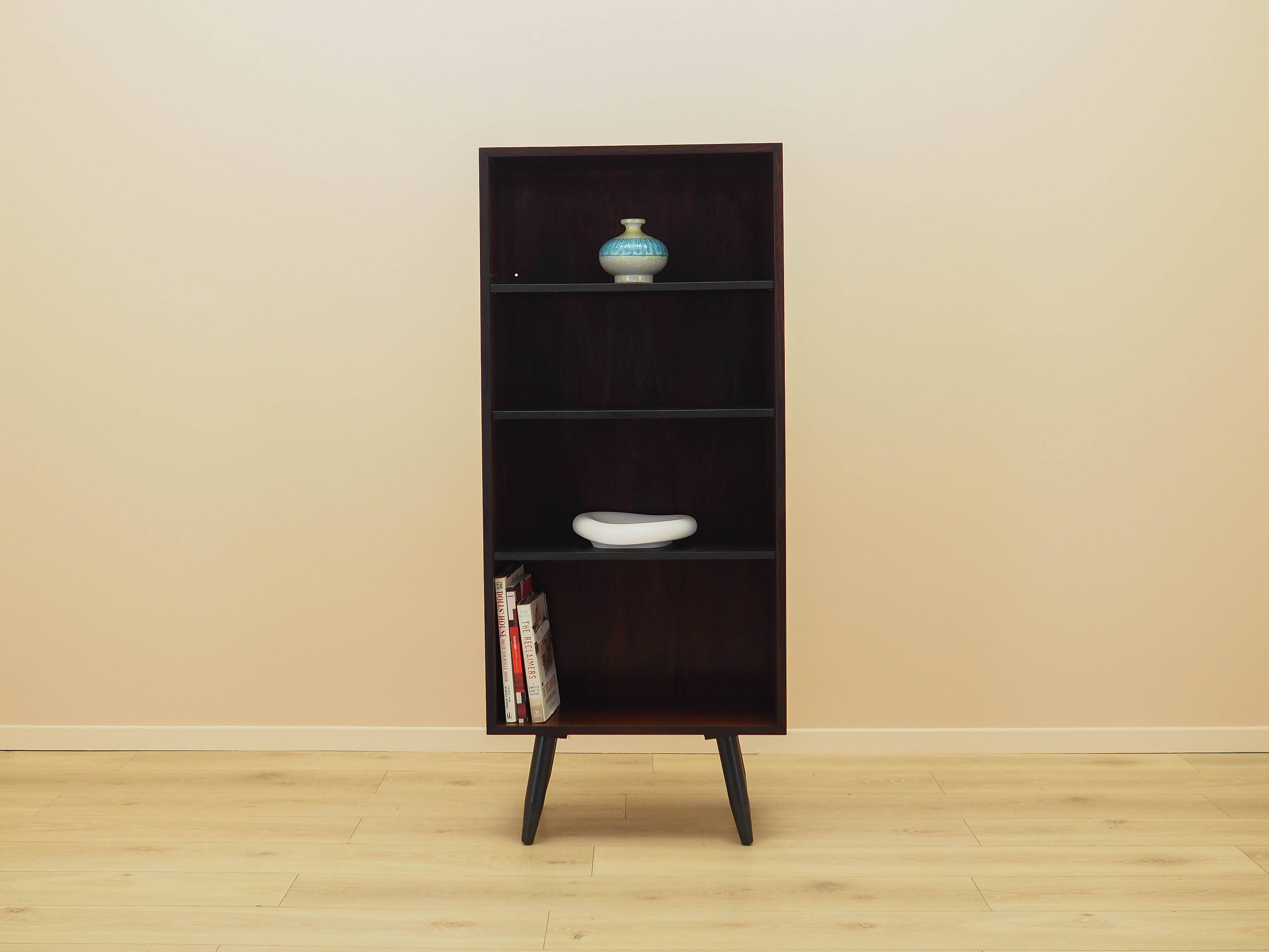Mahogany bookcase, Danish design, 1970s, manufactured by Omann Jun