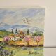 Tableau huile sur toile Paysage d'Oc signé Fernand Brenas