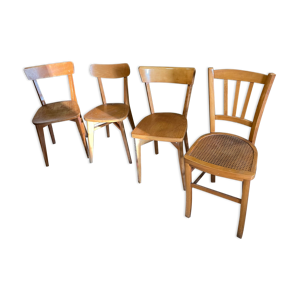 set 4 chaises bistrot