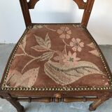 Chaise de nourrice esprit Arts and Crafts debut XXeme.
