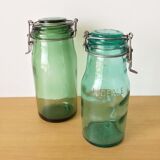 2 vintage jars ideal