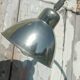 Chrome metal design table lamp – swan neck style