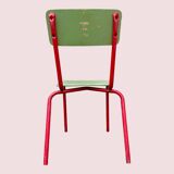 Small school desk and vintage chair