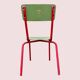 Small school desk and vintage chair