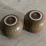 Pair of Swedish Mid Century Cermic Rubus Bowls by Gunnar Nylund,  1950s
