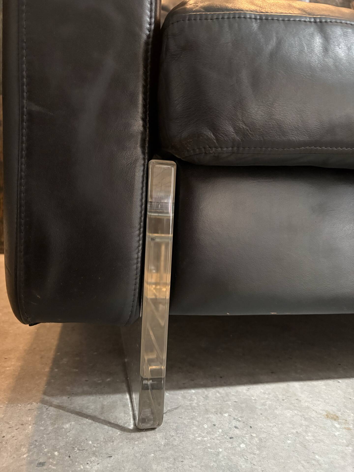 Set of (2) mid-century armchairs and a 2-seater sofa.