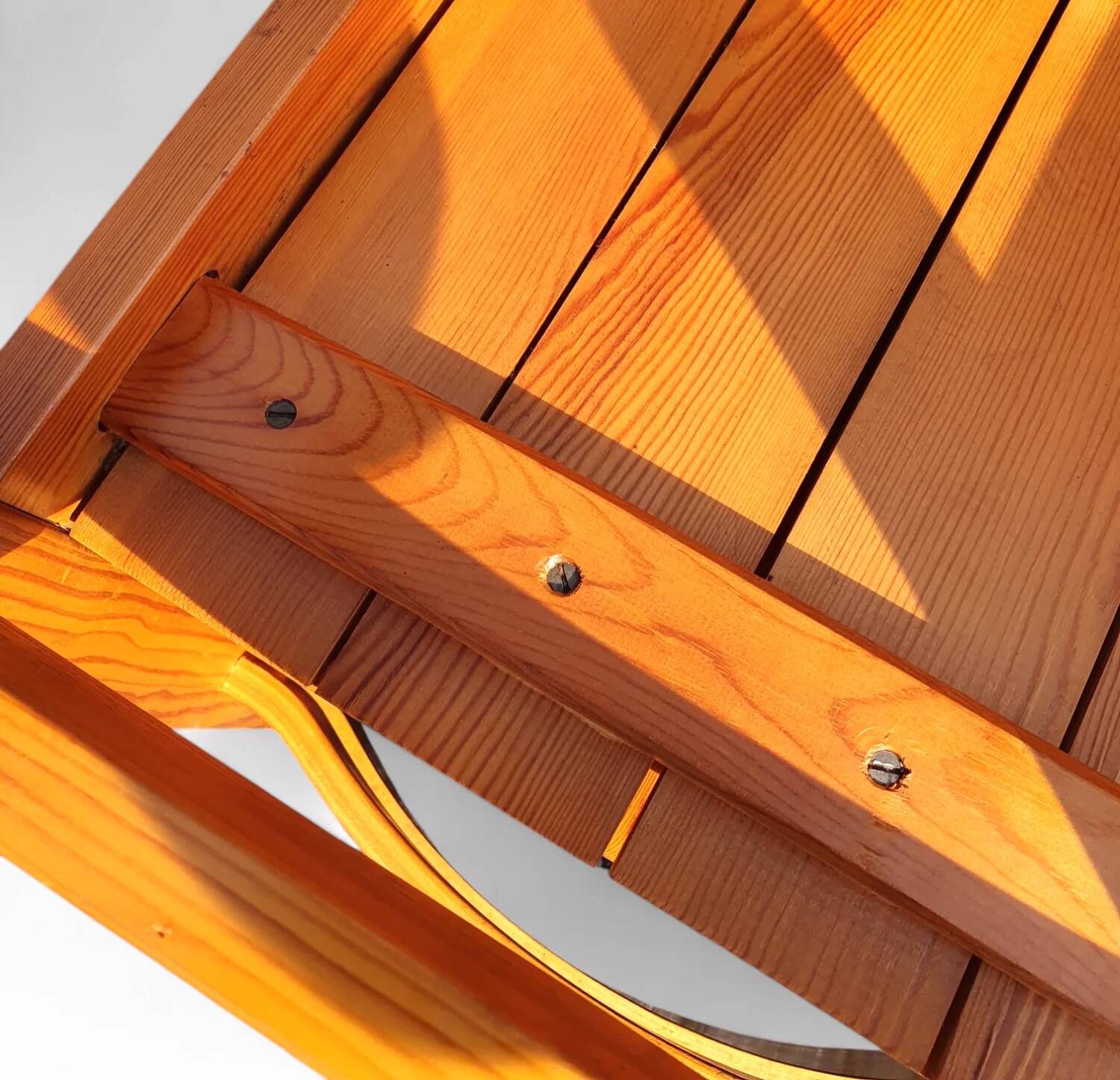 4 chaises de salle à manger en pin des années 1970