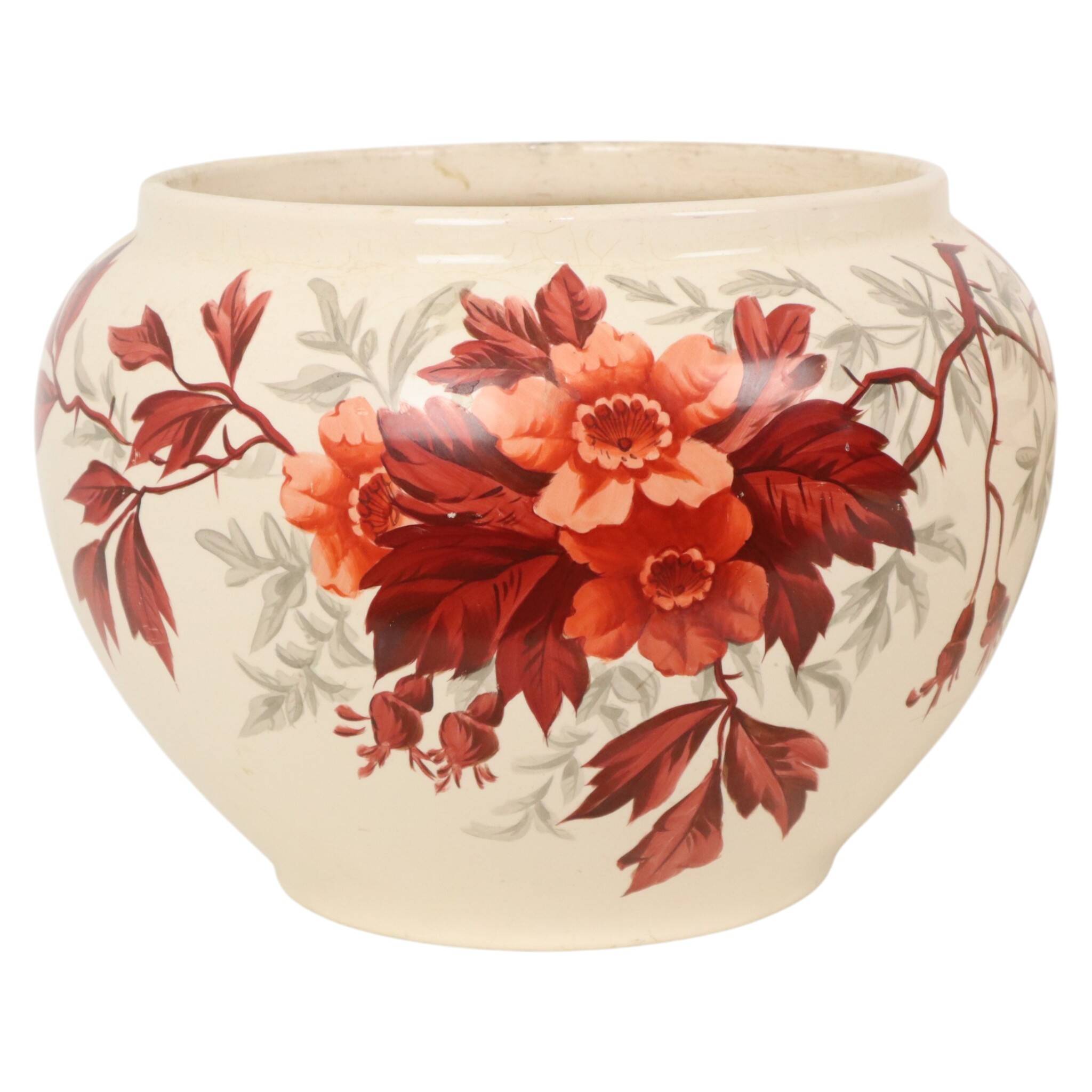 Grands pots à fleurs antiques Cachepots Décor floral