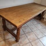 Oak farmhouse table