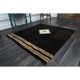 1970s Vintage Turkish Oushak Handmade Wool Cotton Brown Area Rug 146x168