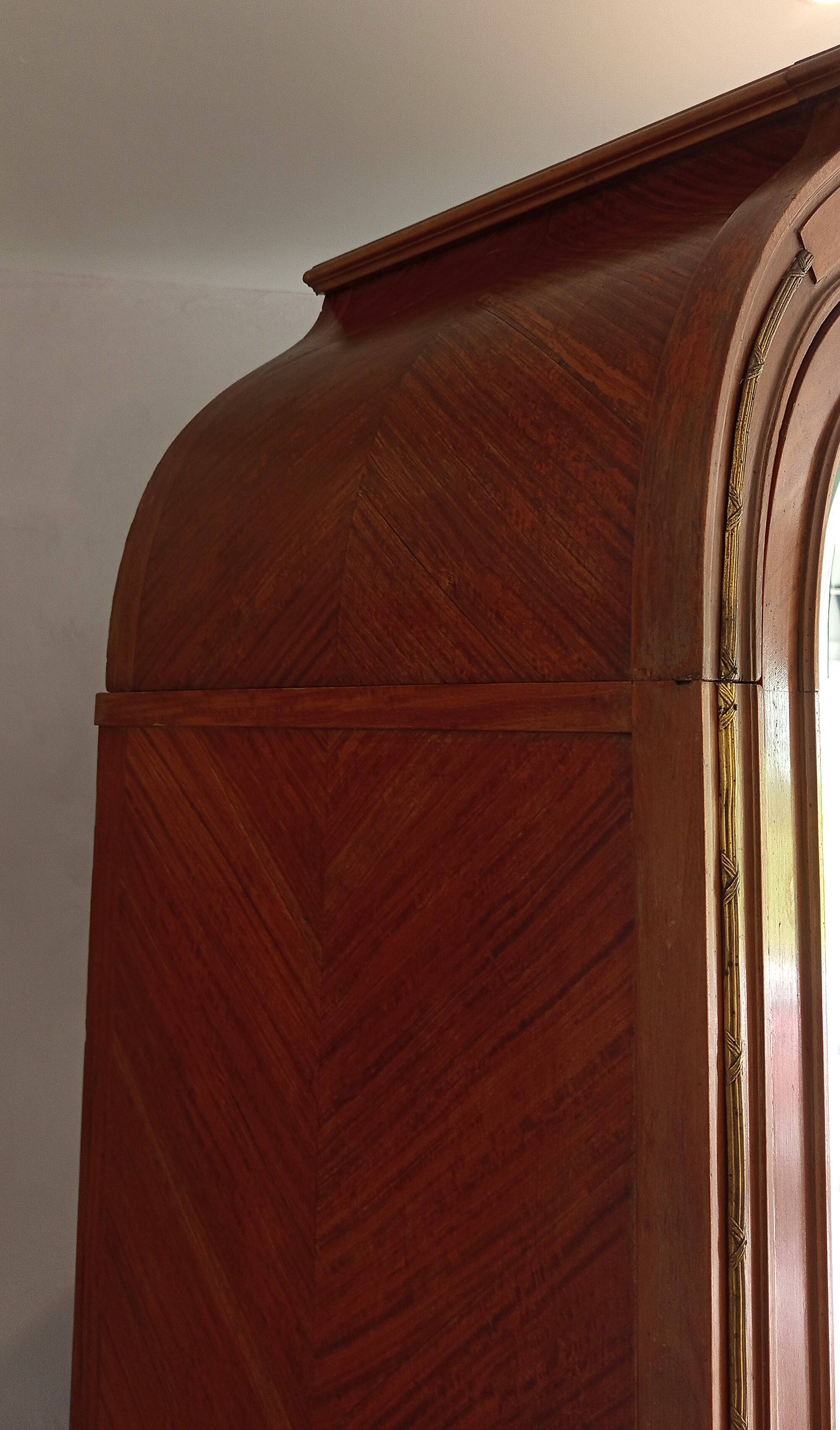 Art Nouveau Art Deco beech cabinet