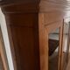 Louis Philippe style solid cherry wood buffet and display cabinet set.