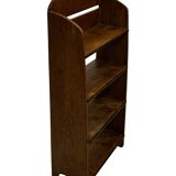 Art Deco Oak compact bookcase minimalist design
