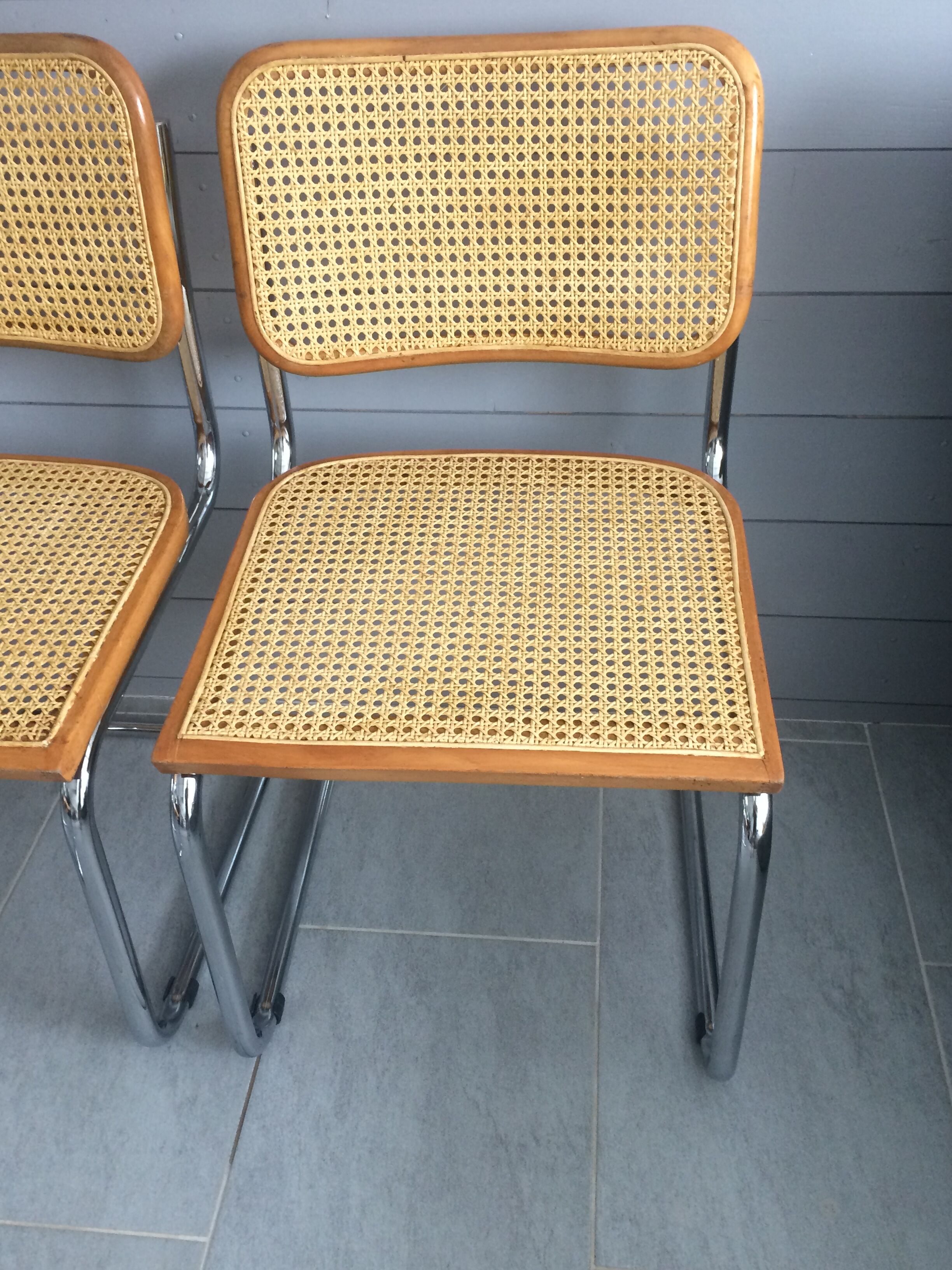 Series of 5 chairs B32 Breuer