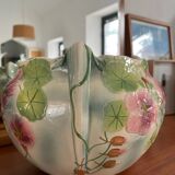 Grand cache pot en barbotine Saint Clément