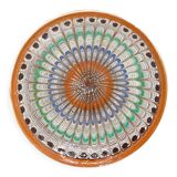 Romanian and vintage dessert plate from Horezu