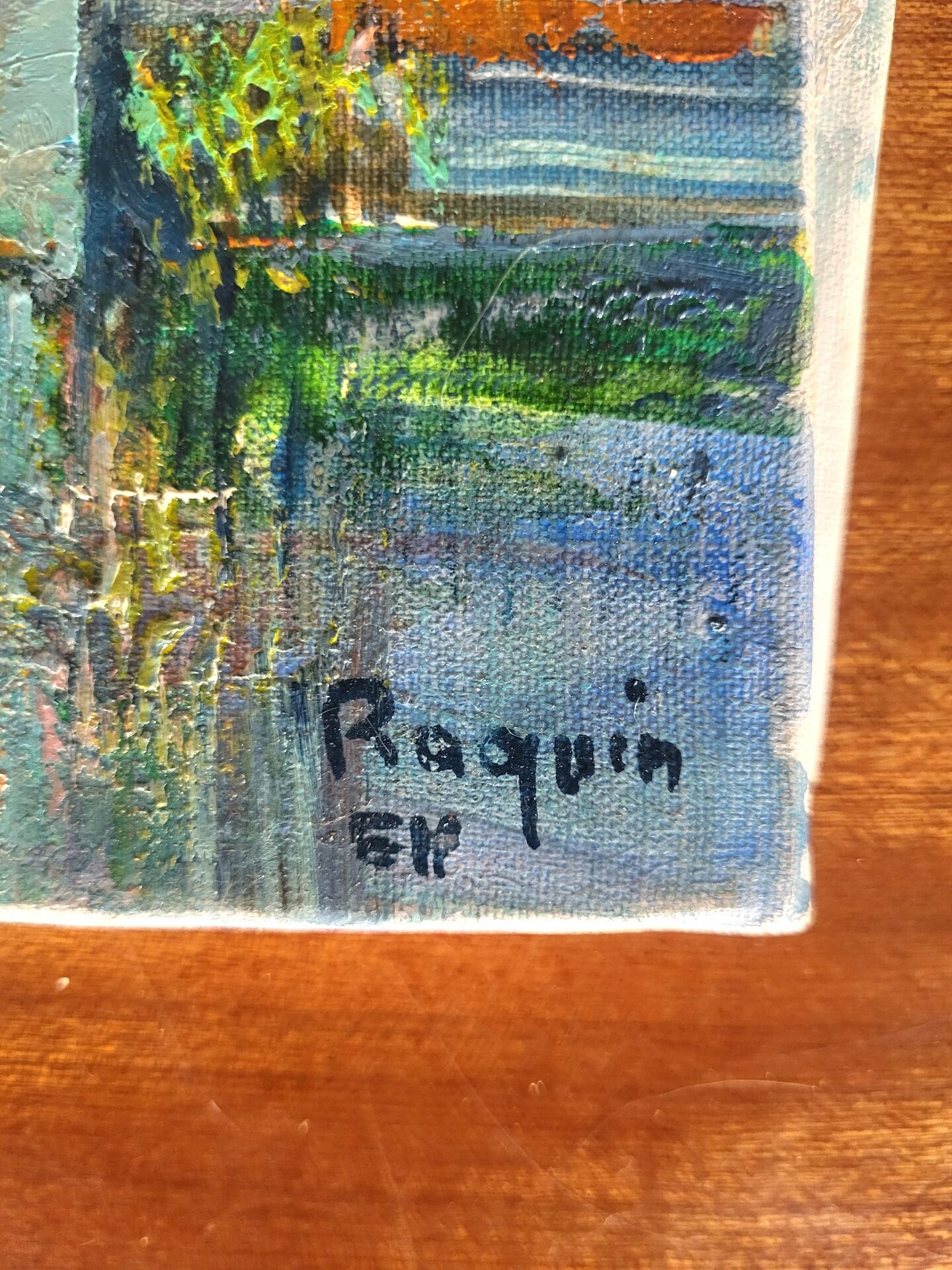 Oil on canvas Post-Impressionist by Iris Raquin