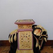 Éléphant en céramique des années 60