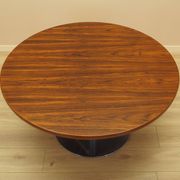 Round rosewood coffee table, Danish design, 1970s, made in Denmark