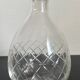 Carafe en verre ciselé
