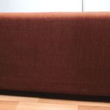 Steiner velvet chocolate sofa, 70s