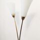 Rare Mid-century White Flower Floor Lamp by Zukov - 1960