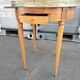 High table old hot water bottle Louis XVI style with marble top