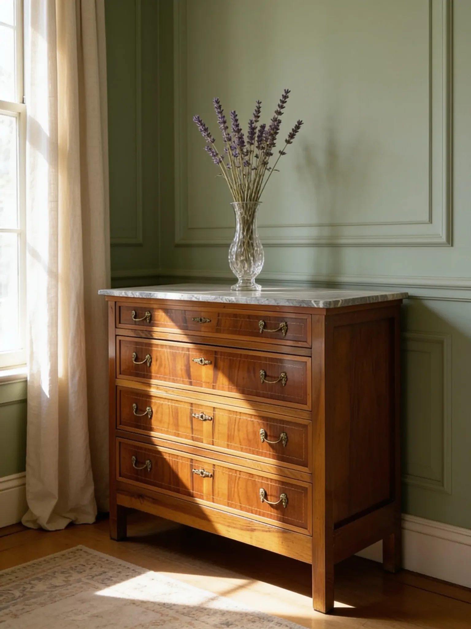 Elegant antique chest of drawers, dating to the early 20th century, ci