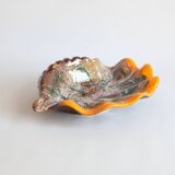 Shell shaped ceramic bowl, Vallauris