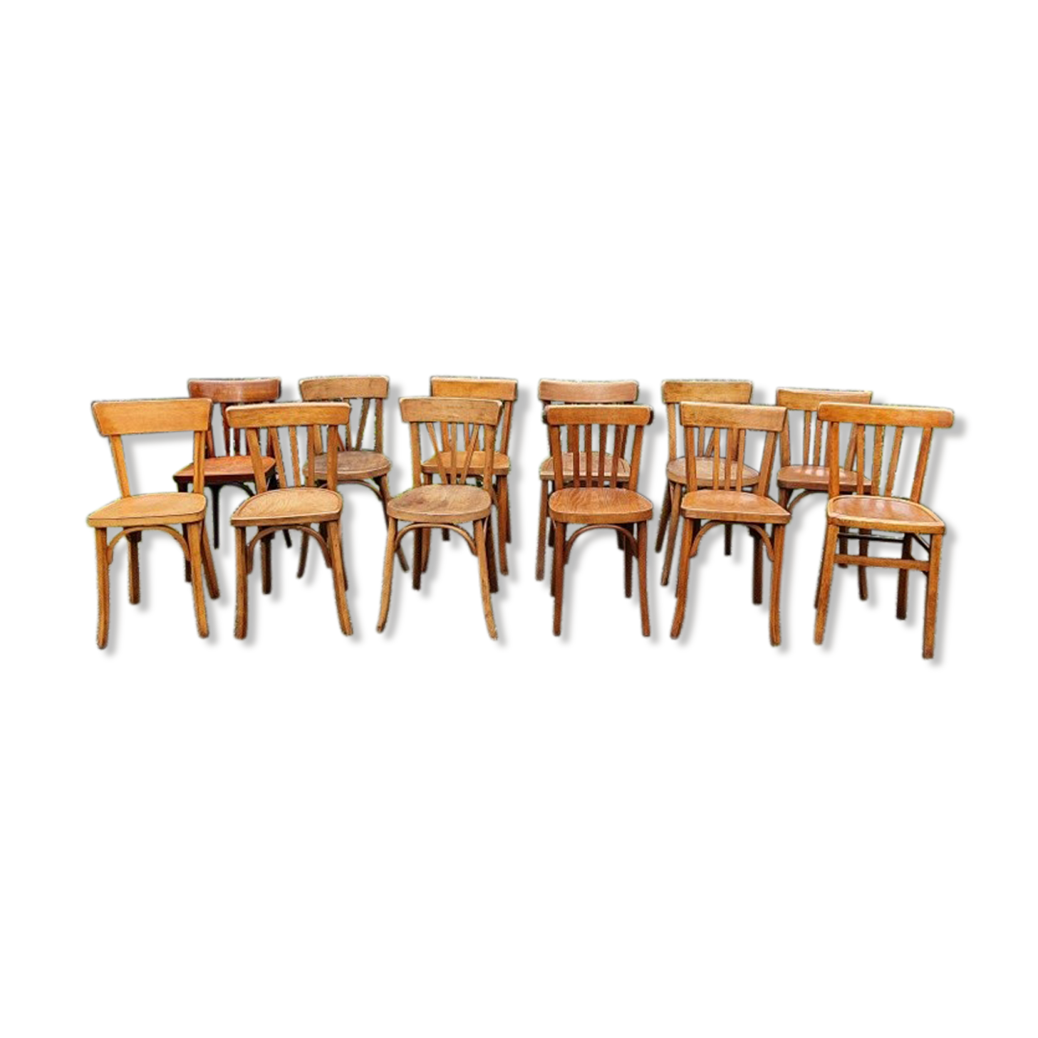 Lot 12 baumann bistro chairs and other 30/50 years