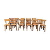 Lot 12 baumann bistro chairs and other 30/50 years