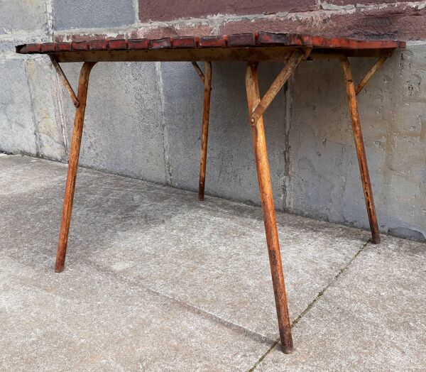 Table de jardin pliable années 60