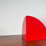 Pair of bookends model 4909 Italian space age mid-century by Giotto Stoppino for Kartell, 1960, set of 3