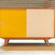 Buffet U 452 Yellow by Jiri Jiroutek for Interier Praha 1960