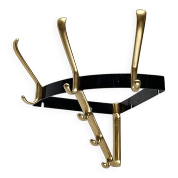 Mid-century metal corner coat rack, 1960s