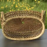 Miniature doll armchair - Vintage rattan sofa