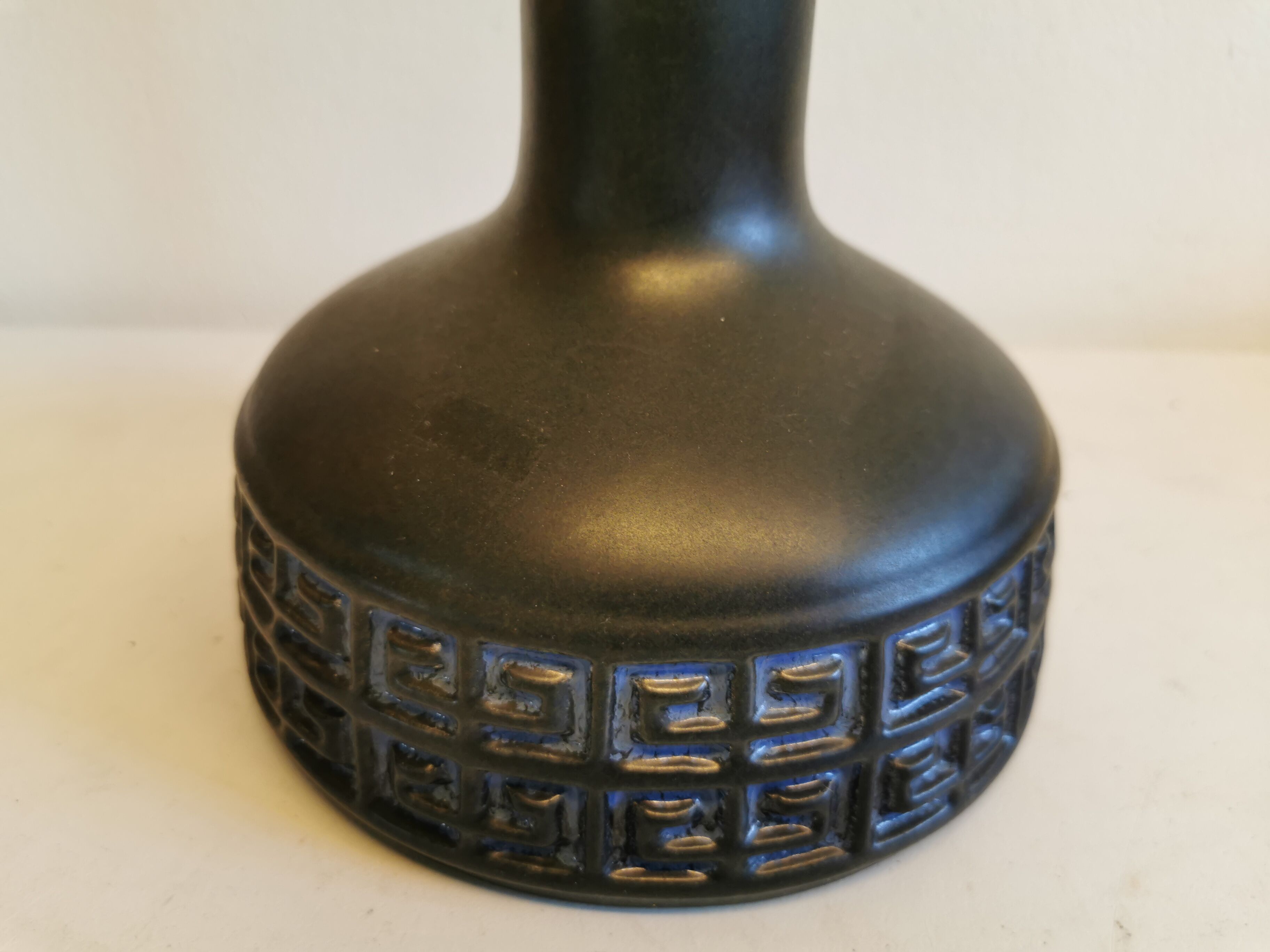 Ceramic table lamp, made by Franck Keramik Danmark.