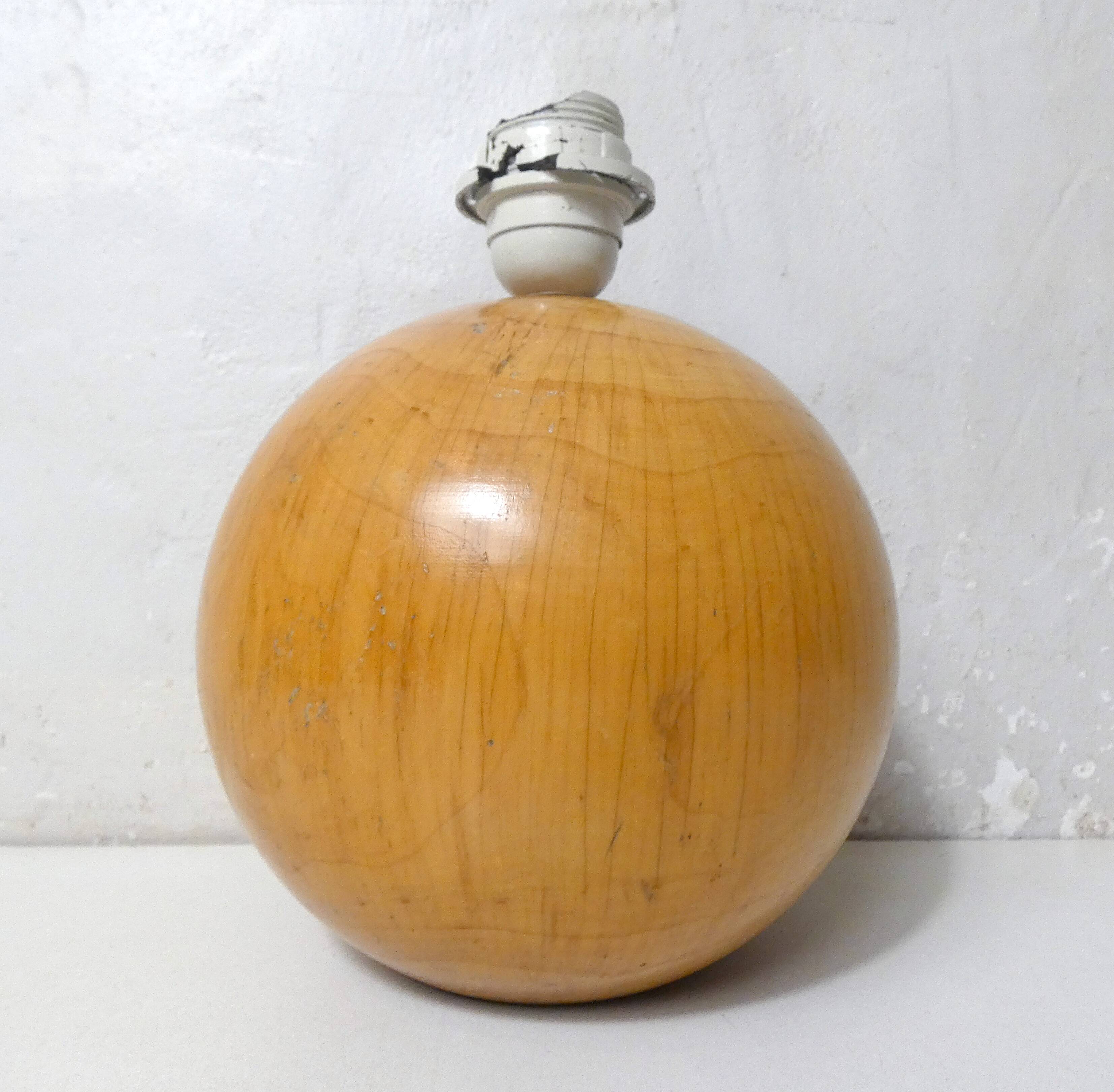 Mid-Century Wooden Desk Lamp IMT Italy Vintage design signed