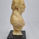 Wax bust of composer Frédéric Chopin, 16 cm