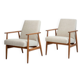 Paire de fauteuils Lisek style Mid-Century – Restaurés, vintage, années 1960