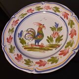 Keraluc quimper / hand painted bird hanging plate (02)
