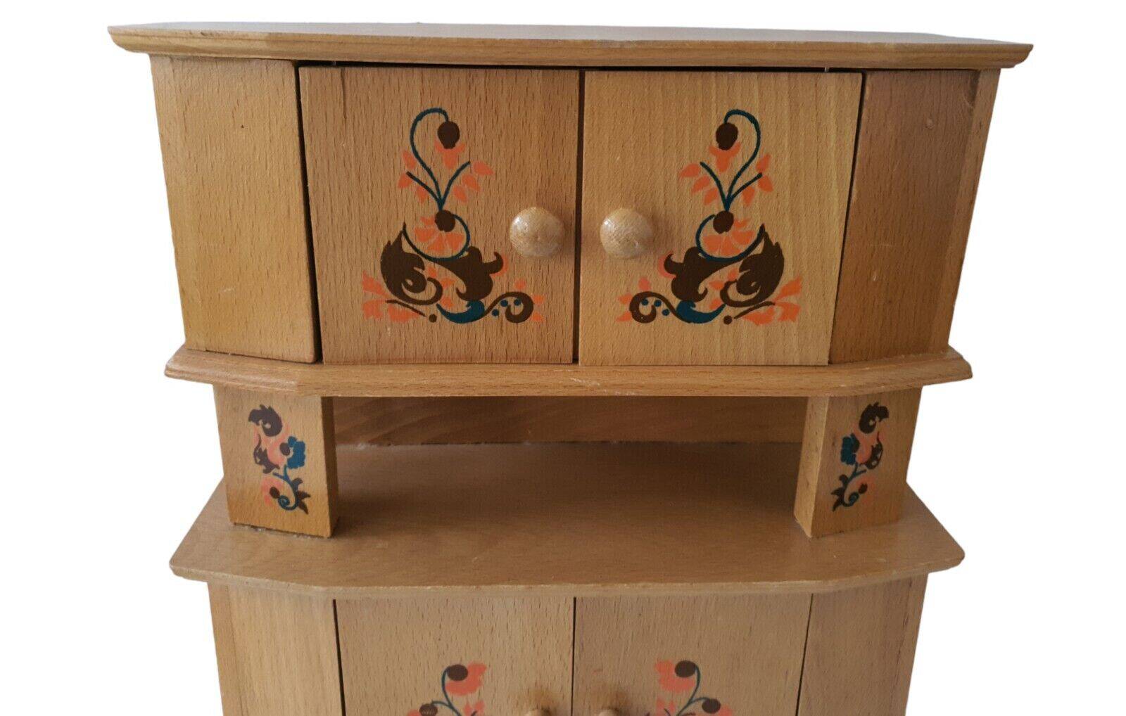 Dolls furniture buffet mado vintage dollhouse other